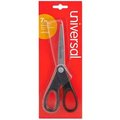 Universal Universal Economy Scissors, 7" Length, Straight Handle, Stainless Steel, Black UNV92008***